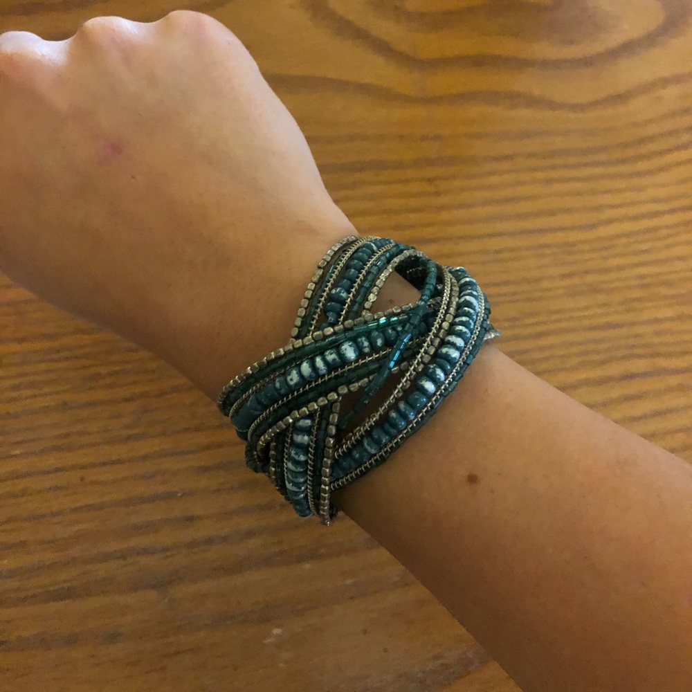 BLUE WRAP BRACELET